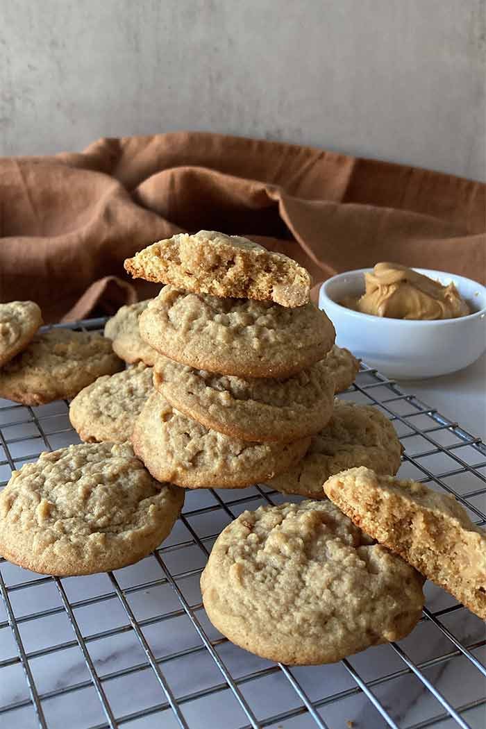 stack soft peanut butter cookie recipe